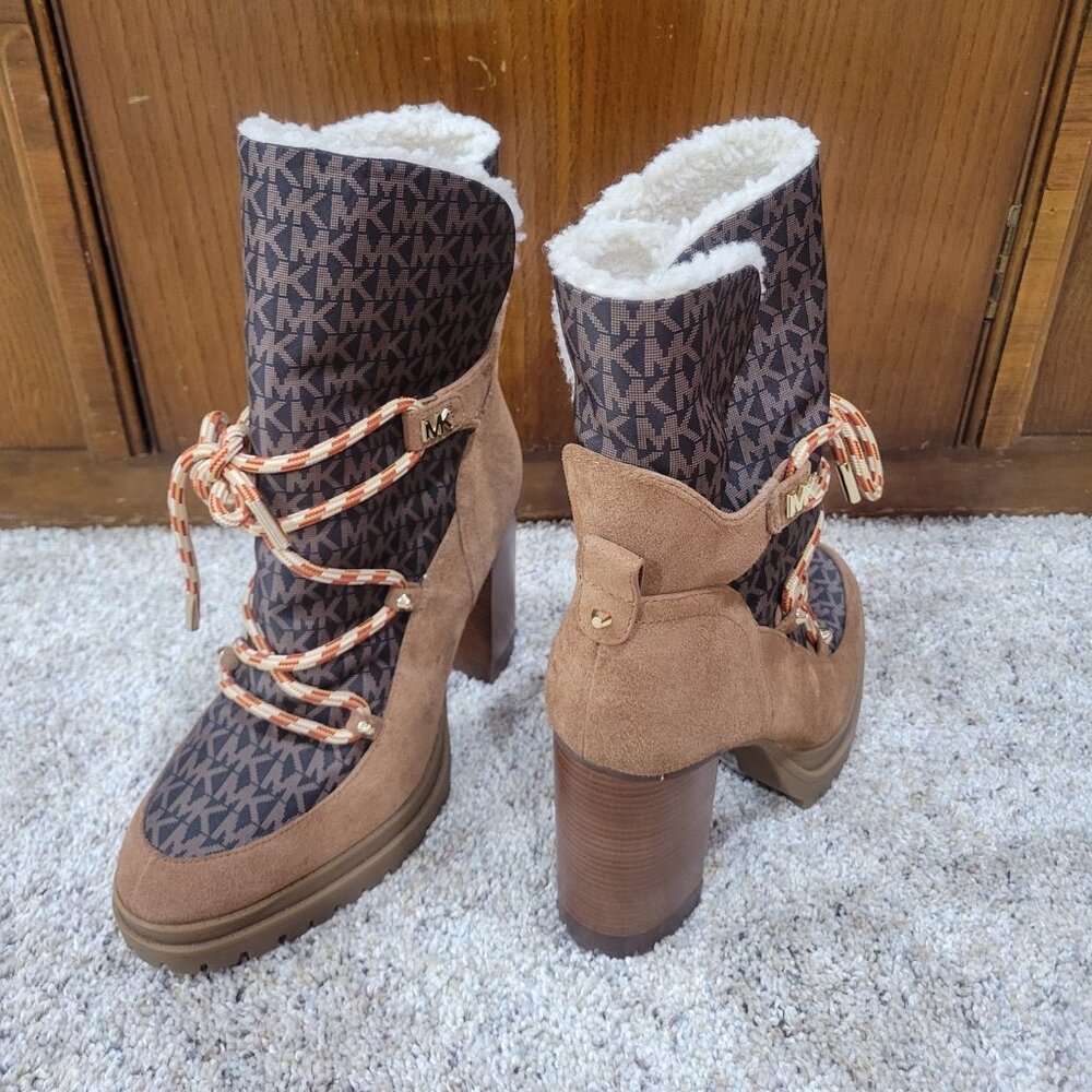 Michael Kors platform combat boot - size 9